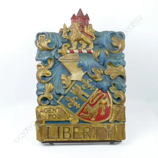An original early 20thC ''AGENT FOR LIBERTY' shop sign