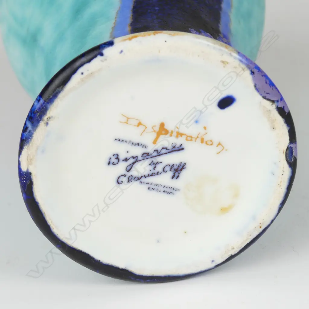 A Clarice Cliff 'Inspiration' Aster baluster vase Image 1++