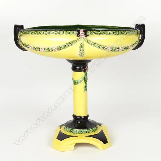 An Art Nouveau Czechoslovakian Eichwald tazza