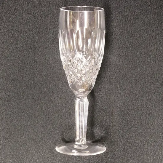 Eight Waterford crystal 'Colleen' champagne flutes