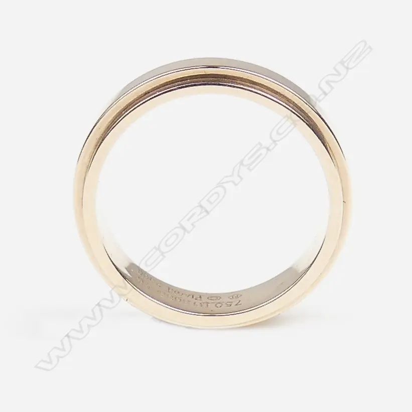 A modern Piaget 18ct. rose gold band ring Image 1++