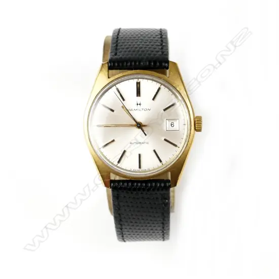 A gent's 1960's/70's Hamilton automatic gold plated wristwatch
