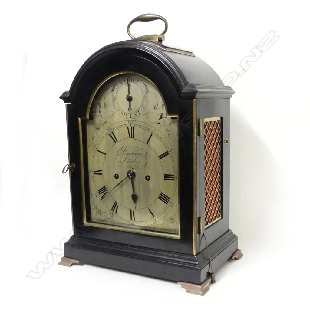 A Georgian bracket clock by Barraud of London Image 1++