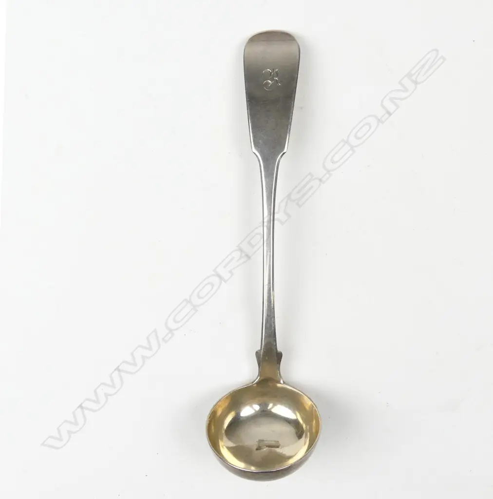 A William IV Scottish silver sauce ladle Image 1++