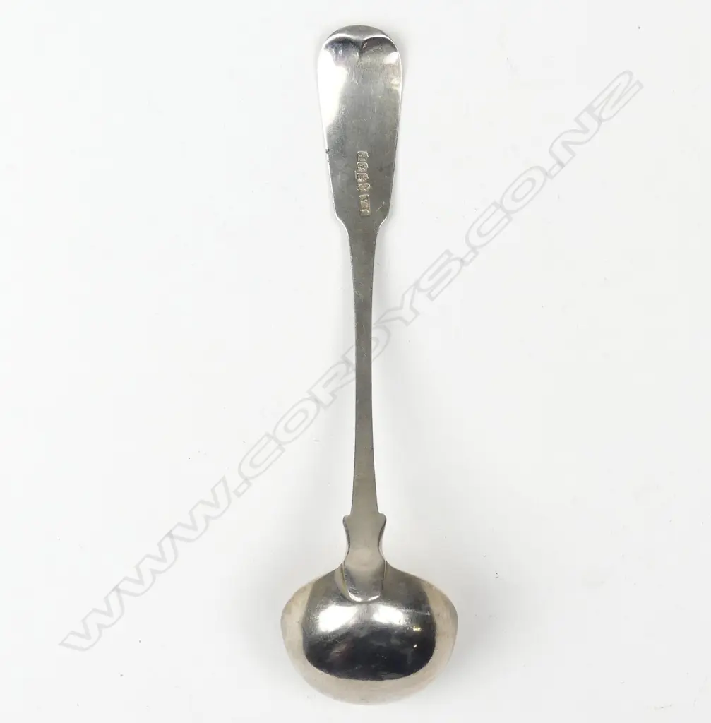 A William IV Scottish silver sauce ladle Image 1++