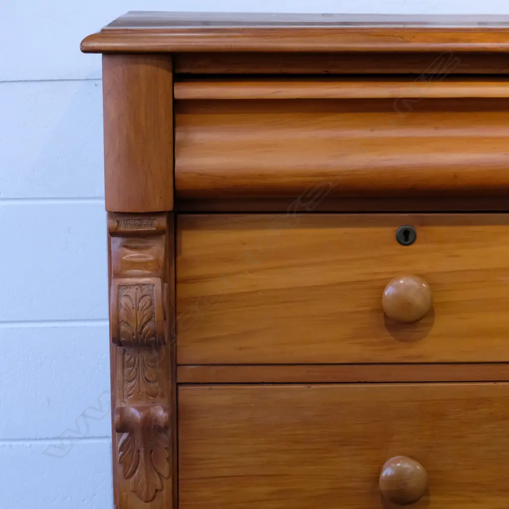 A New Zealand colonial rimu scotch chest Image 1++