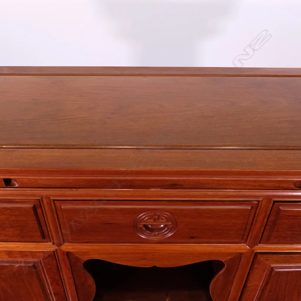 A Chinese rosewood sideboard Image 1++