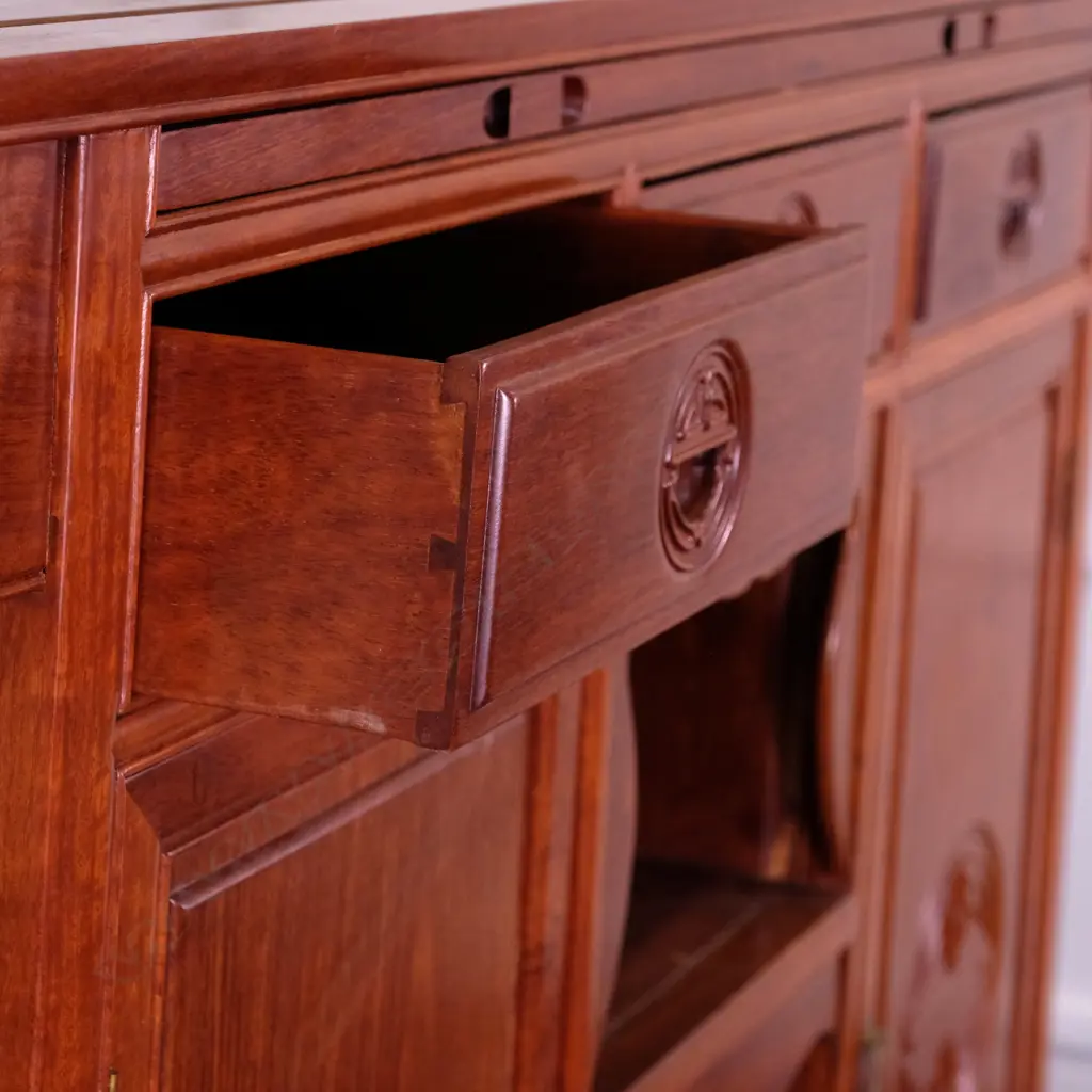 A Chinese rosewood sideboard Image 1++