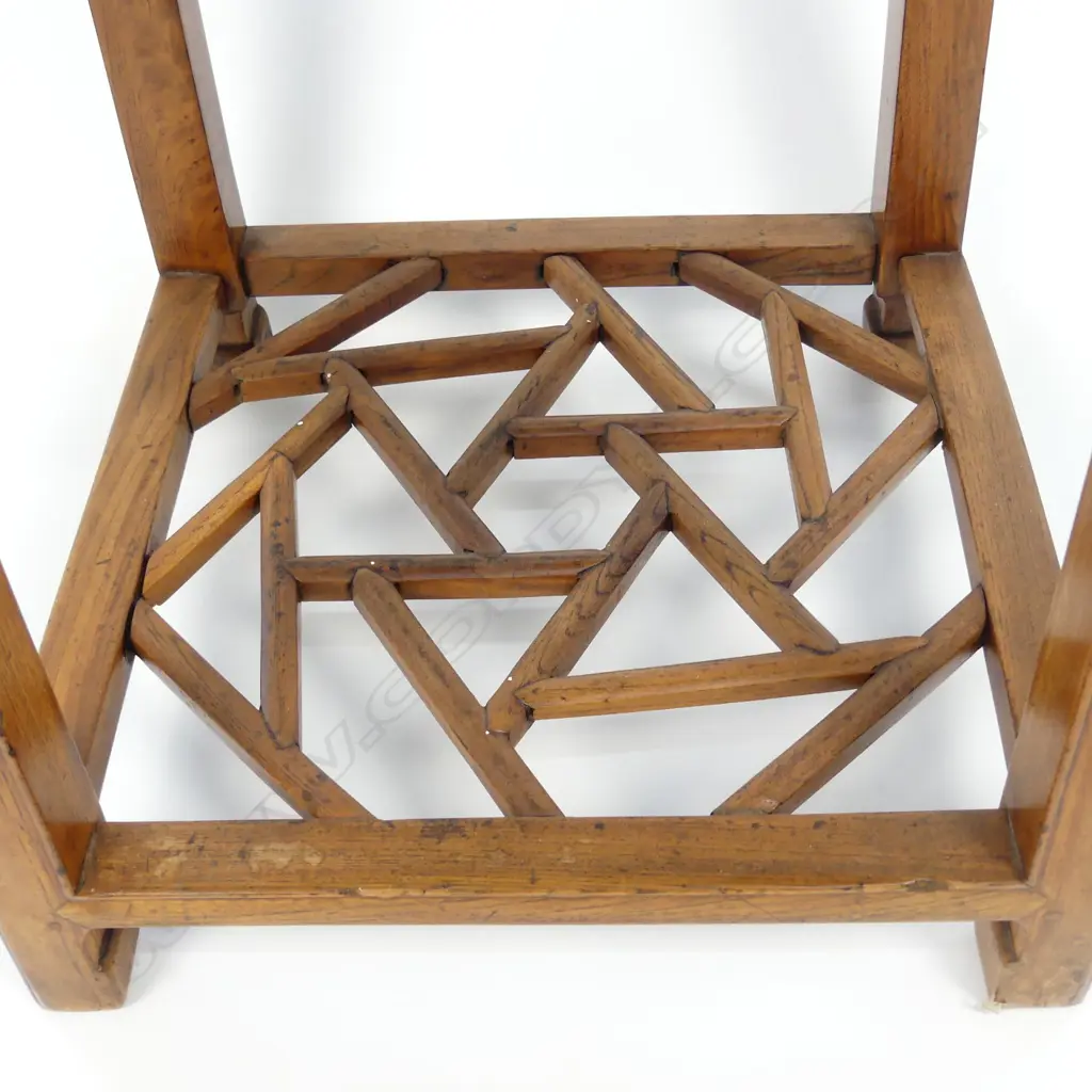 A Chinese yellow rosewood wine table Image 1++