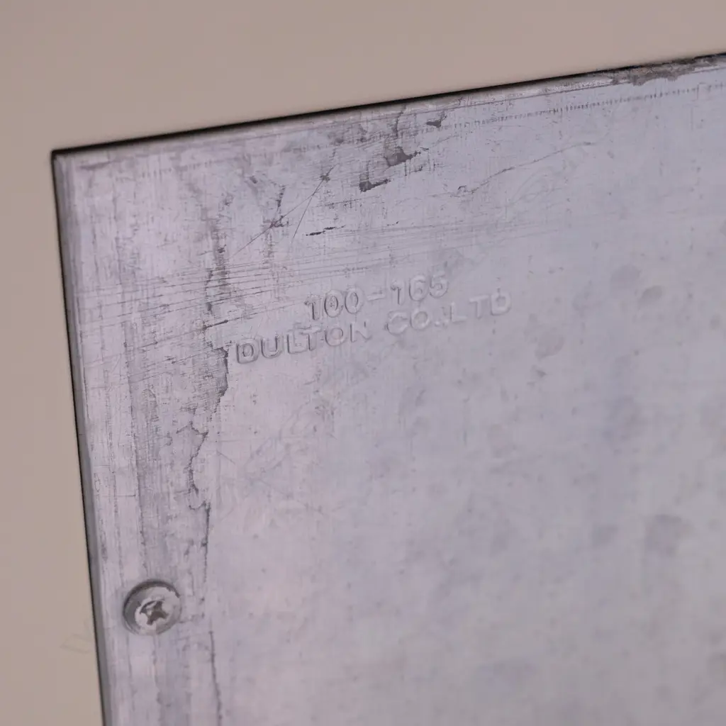 A contemporary vintage style 'Dulton' cream enamelled chest Image 1++