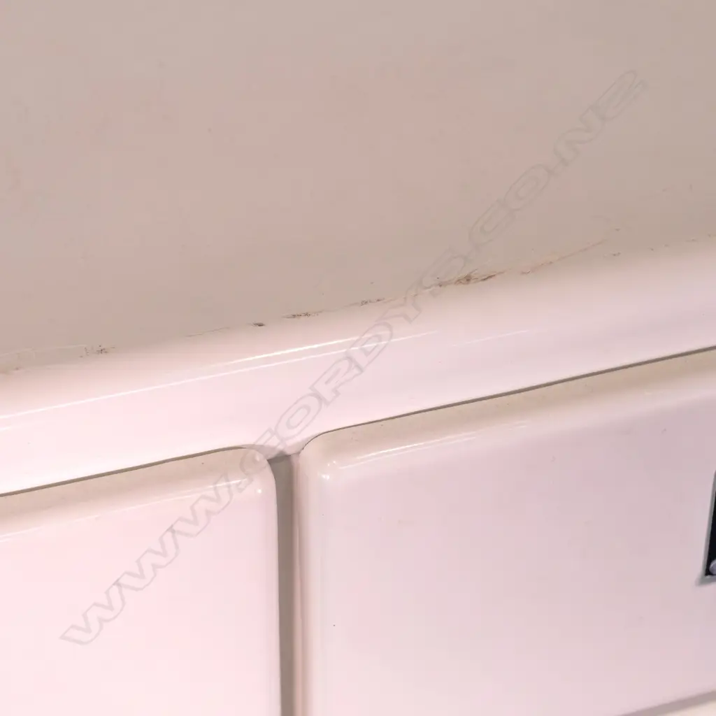 A contemporary vintage style 'Dulton' cream enamelled chest Image 1++