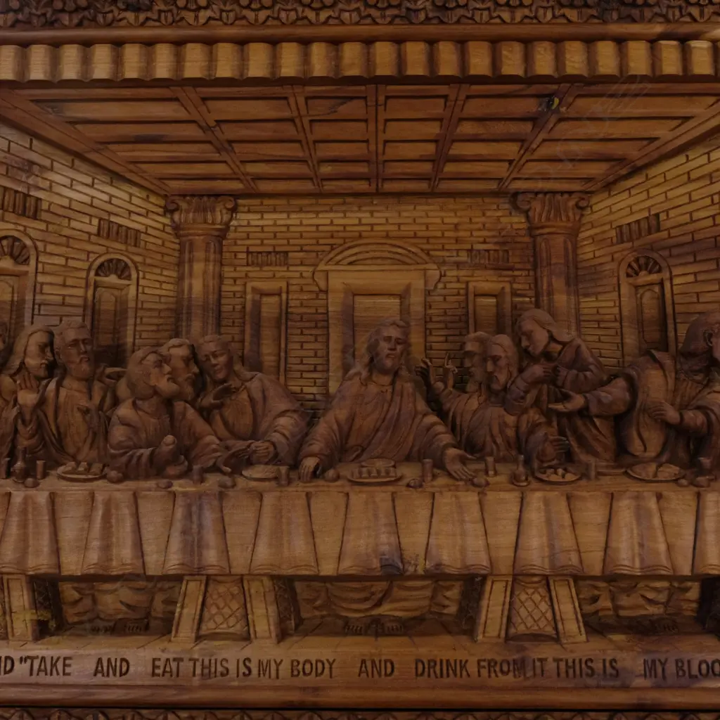 A good large and fine carving of The Last Supper Image 1++