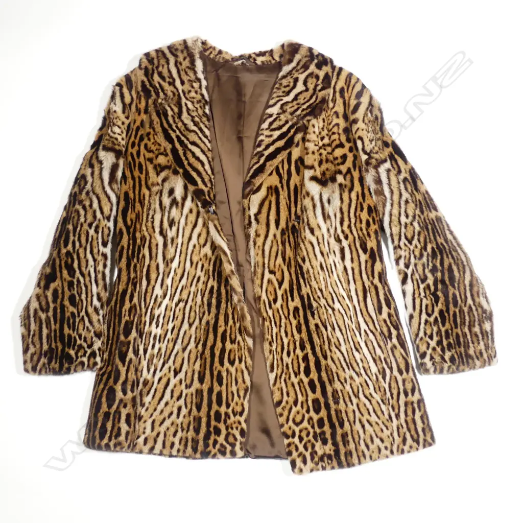 A vintage ocelot fur jacket Image 1++