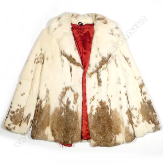 A rabbit fur jacket