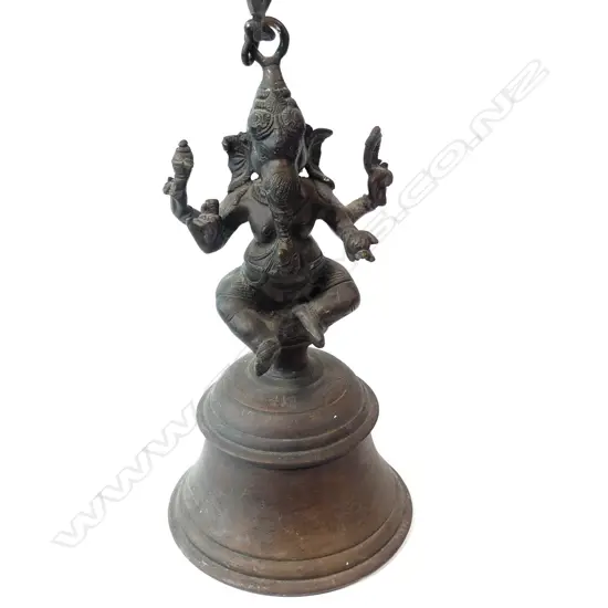 An old heavy Indian bronze bell