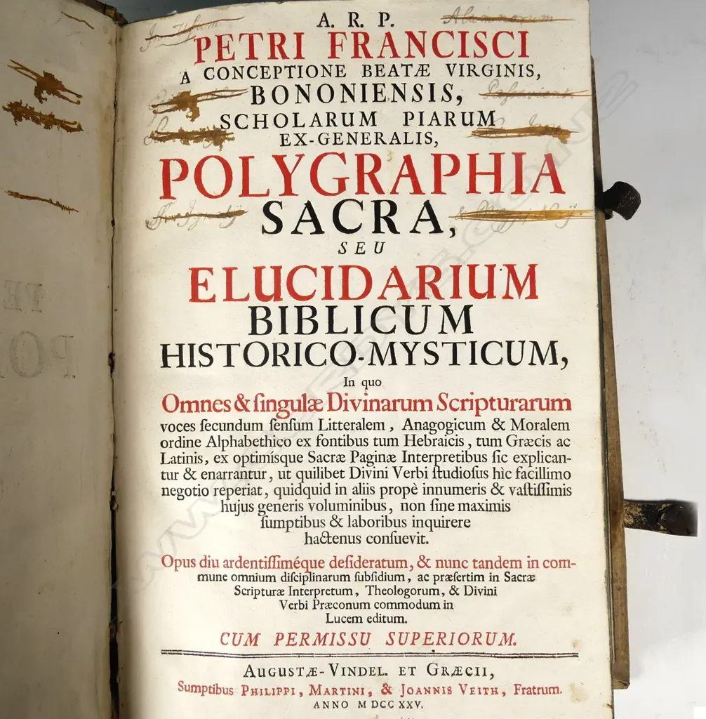 Two large antique theological books Image 1++