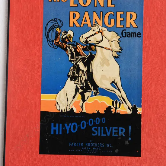 ‘The Lone Ranger Board Game’ with 5 die cast mounted Lone Ranger playing pieces