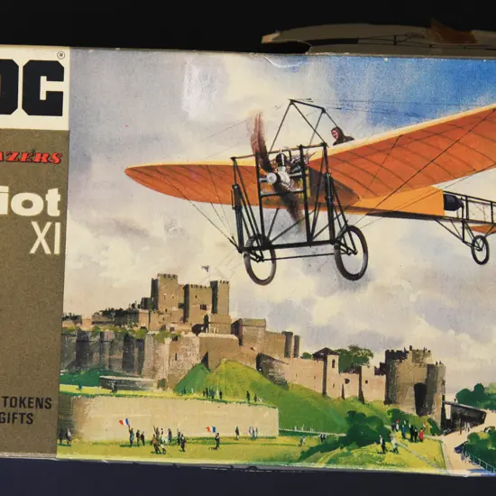 ‘Bleriot XI’ early aircraft plastic kitset by Frog