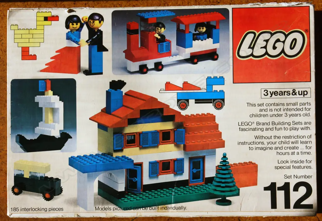Scarce early Lego set #112 Image 1++