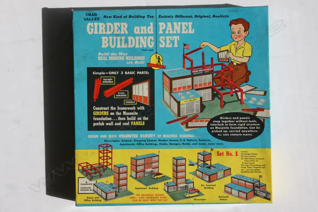 Chad Valley ‘Girder and Panel’ building set Image 1++