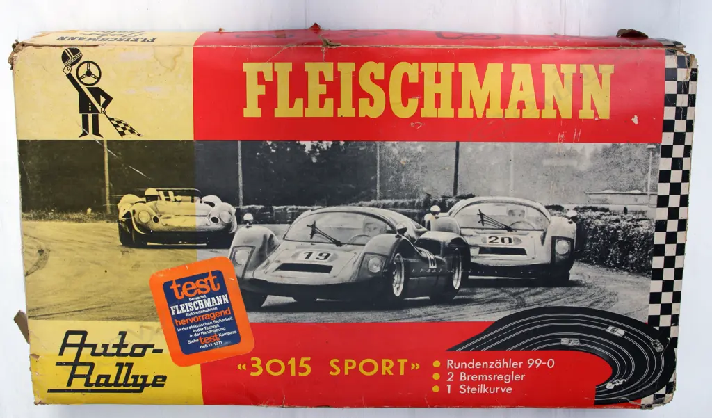 ‘Auto Rallye’ rare and impressive large-scale slot car set by Fleischmann of Berlin Image 1++