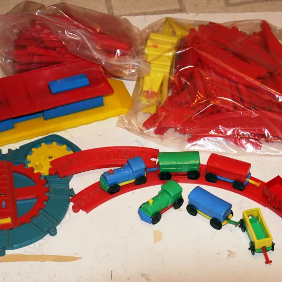 Plastic push along Train Set