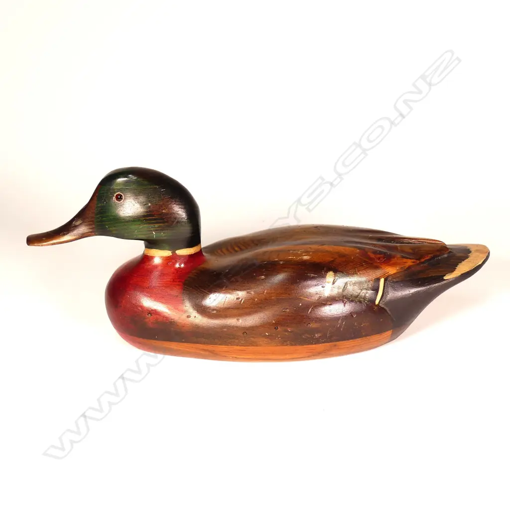c.1980 duck decoy by Tom Taber Image 1++