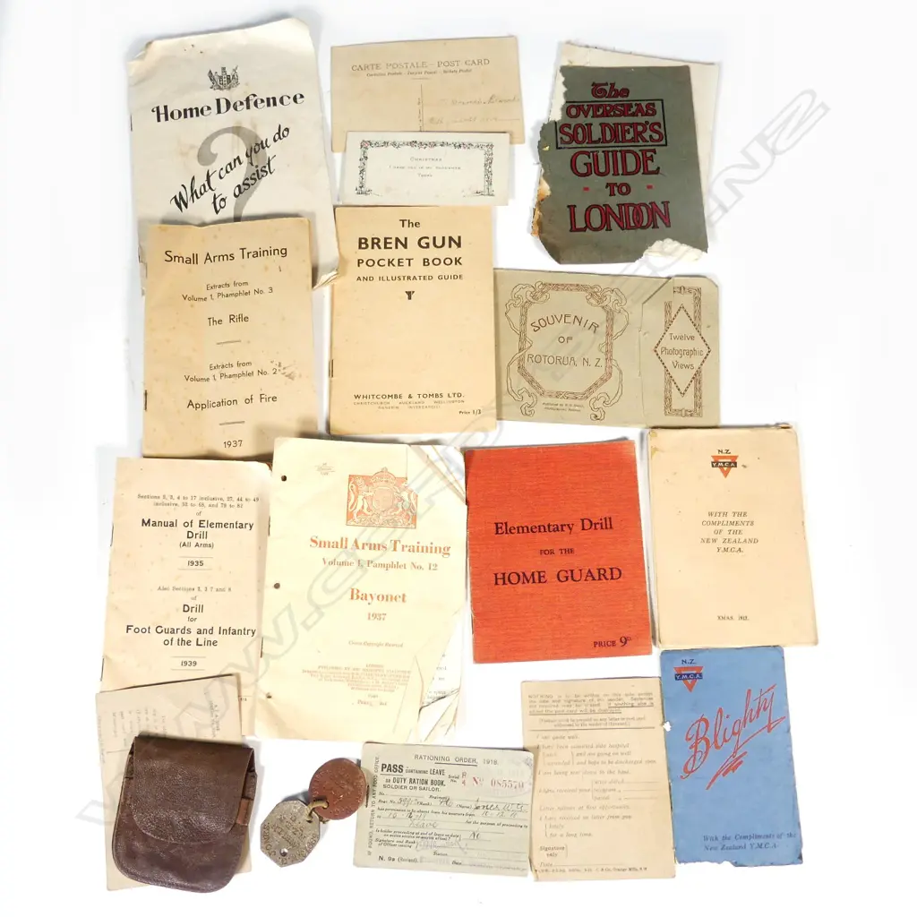 The historical WWI NZEF archive of Private William Gabriel Jones 59913 Image 1++