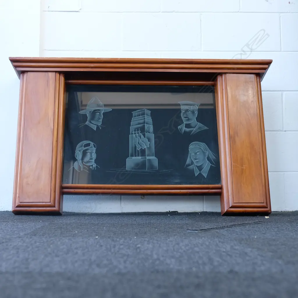 A New Zealand RSA WWII forces memorial light box Image 1++