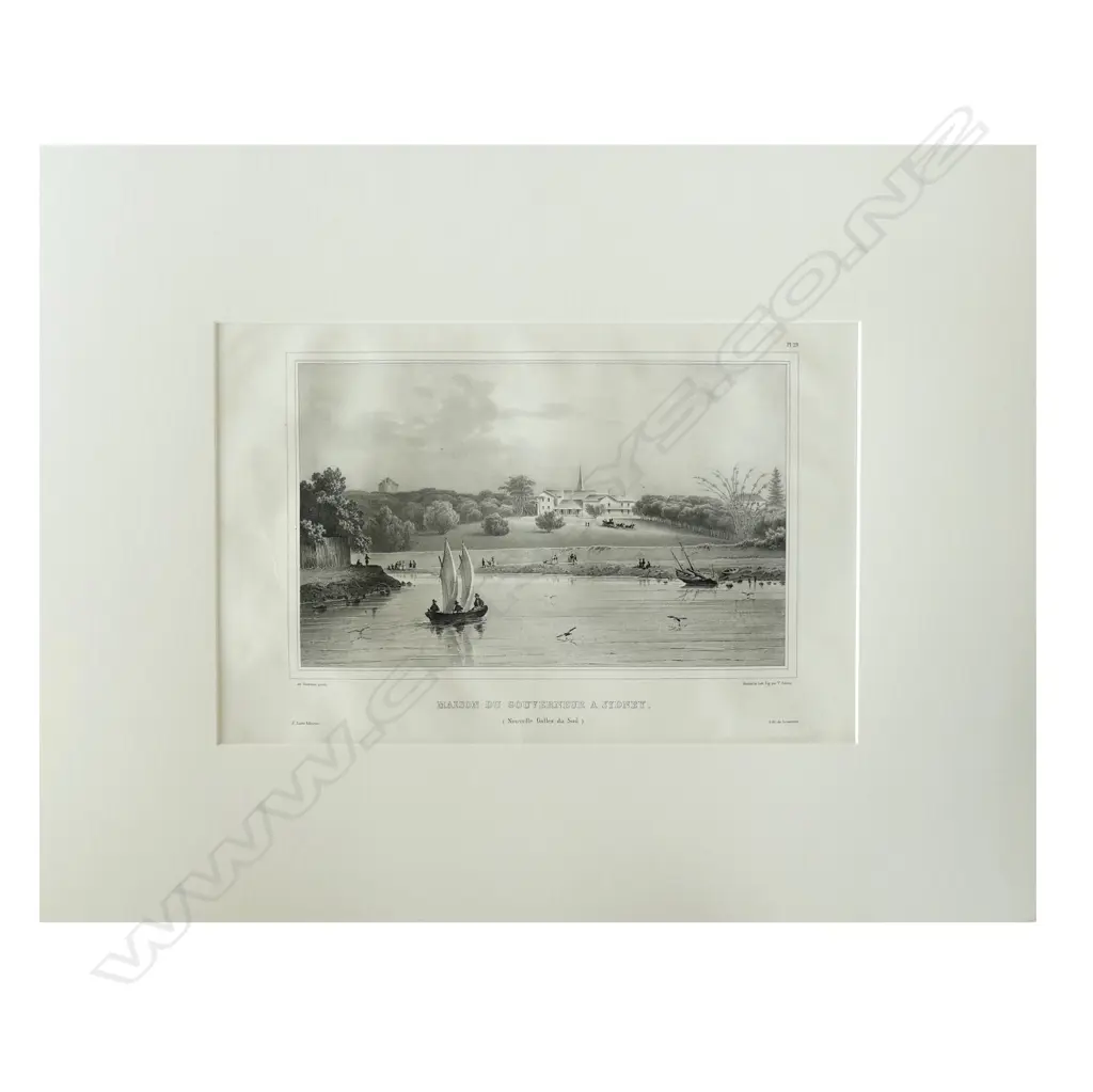 A lithograph from D'Urville's Voyage de L'Astrolabe Image 1++