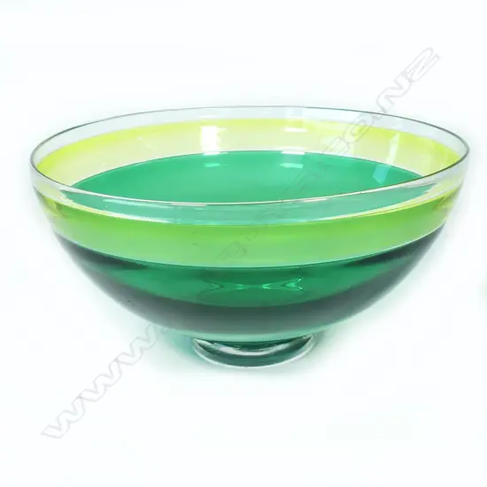 A glass bowl by Ola Höglund