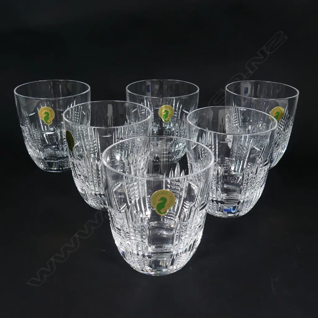 A set of six Waterford crystal tumblers Image 1++