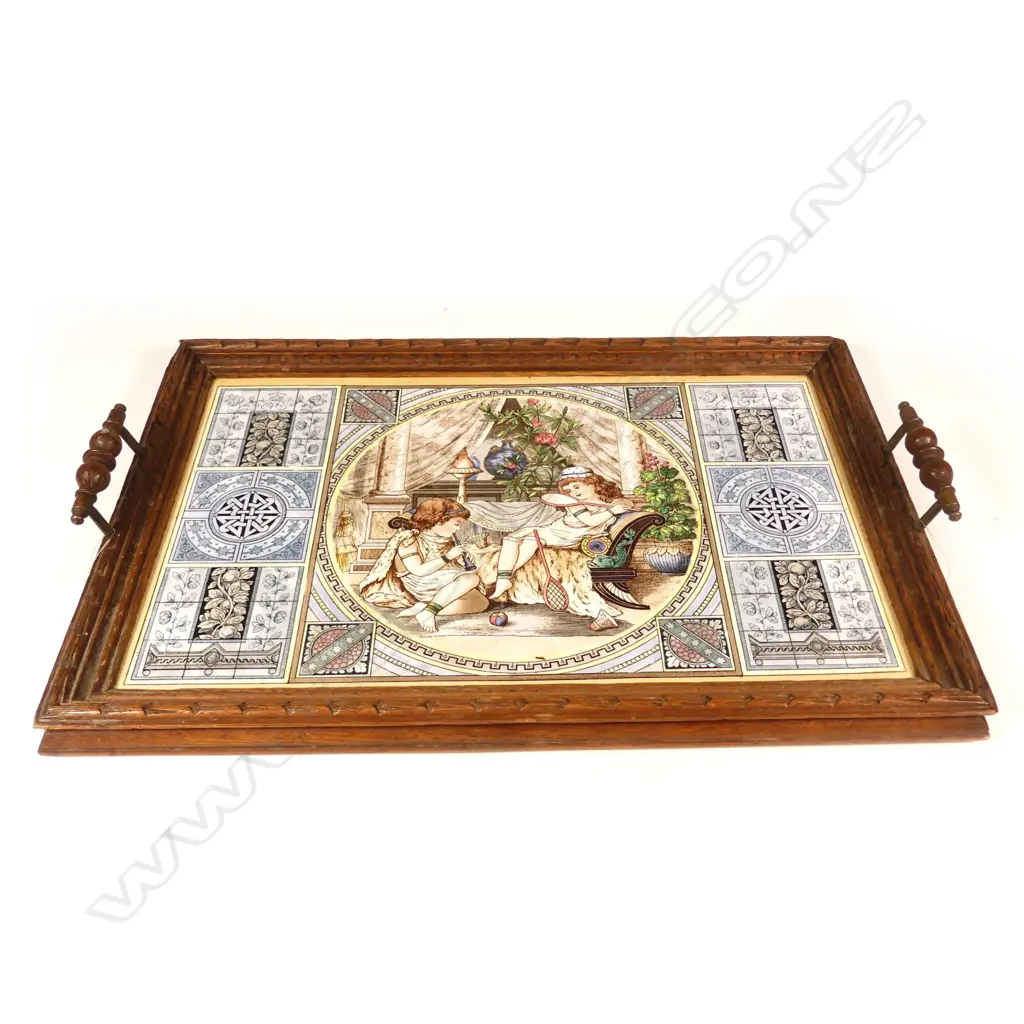 An impressive large Victorian tile Image 1++