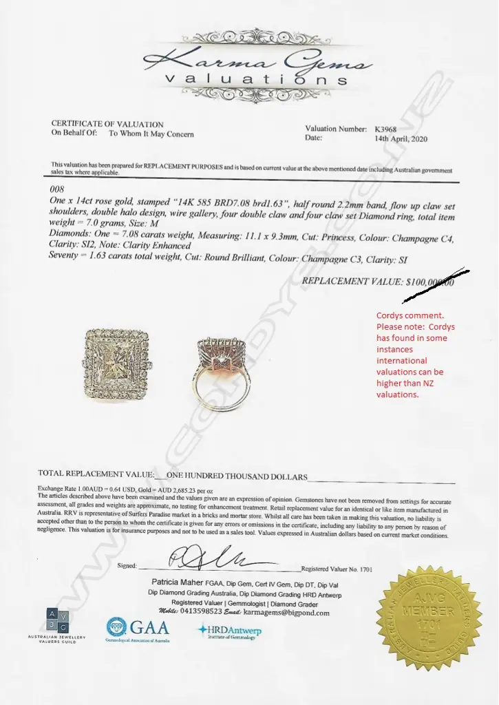 A 14ct rose gold and diamond halo ring Image 1++