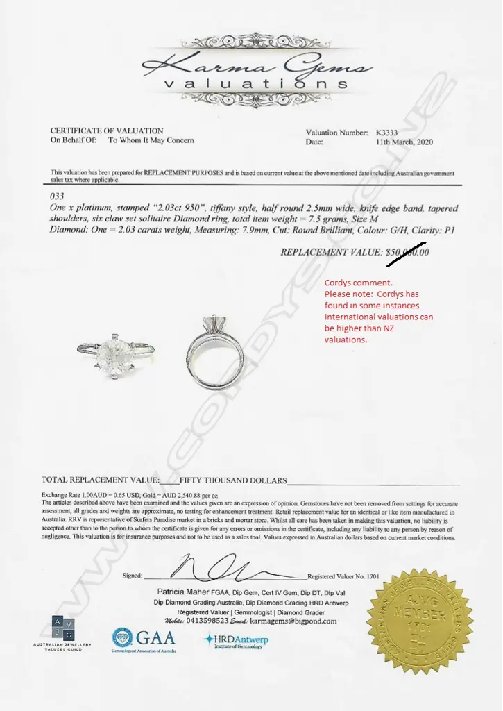 A platinum and 2.00ct diamond solitaire ring Image 1++