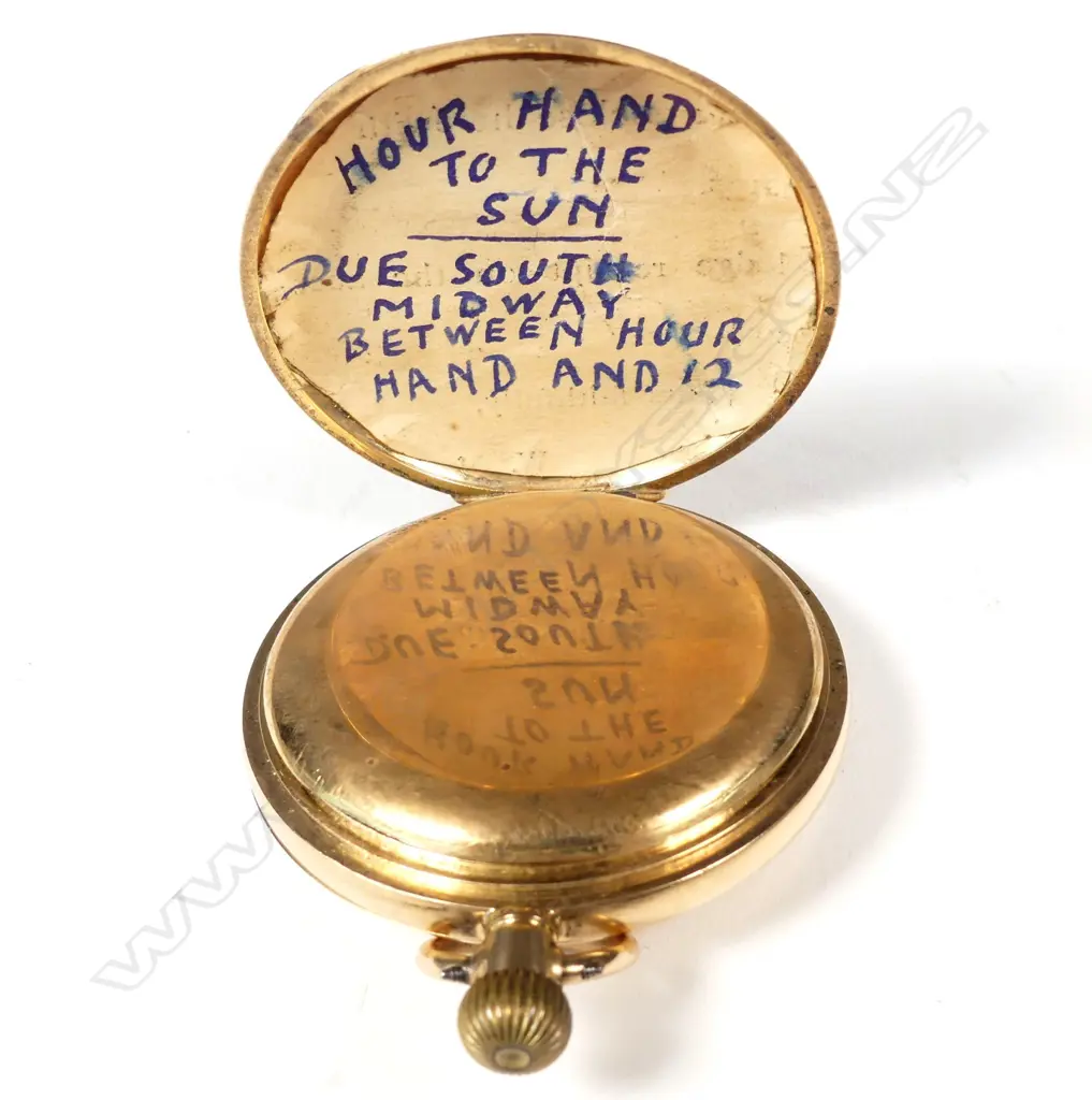 A 15ct gold full hunter pocket watch Image 1++