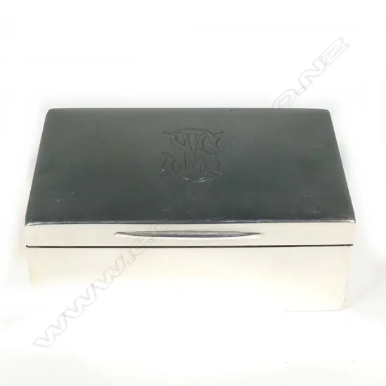 A silver stud box