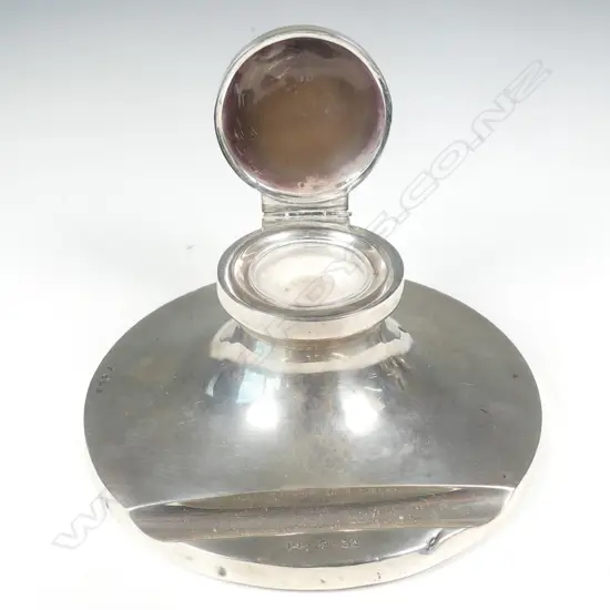 A silver inkstand