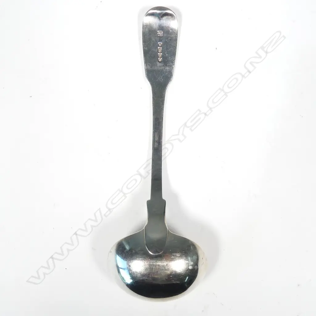 A Victorian silver sauce ladle Image 1++