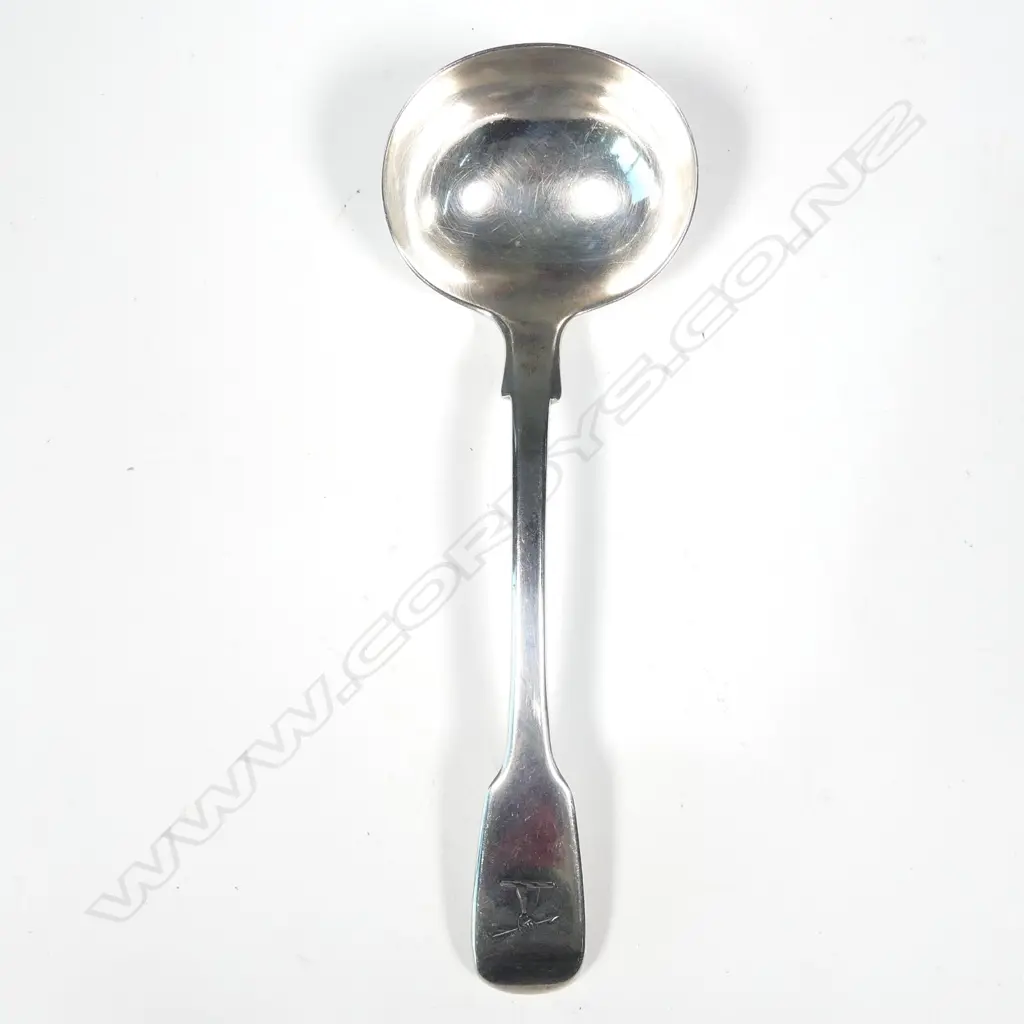 A Victorian silver sauce ladle Image 1++