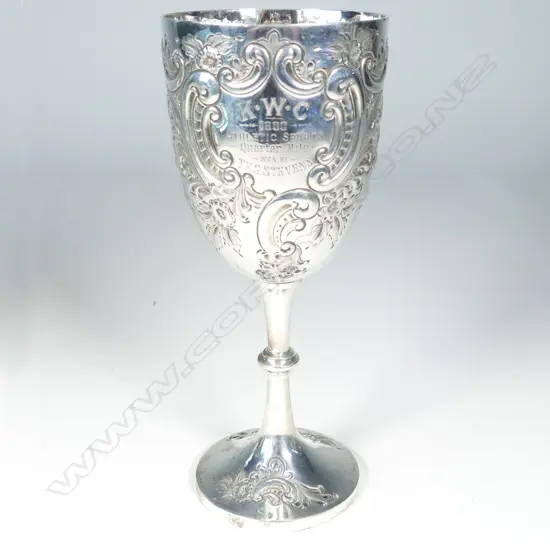 A Victorian silver trophy cup