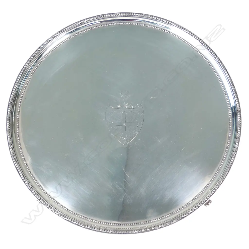A George III silver salver Image 1++