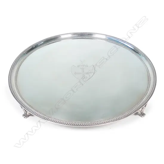 A George III silver salver