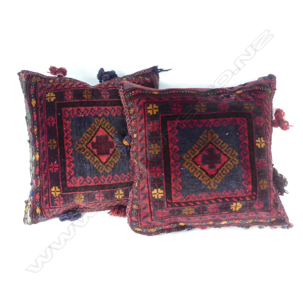 Two Afghan cushions Image 1++