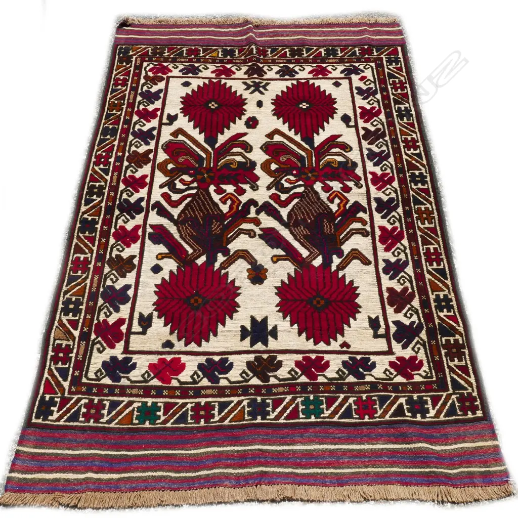 An Afghan Berjusta rug Image 1++