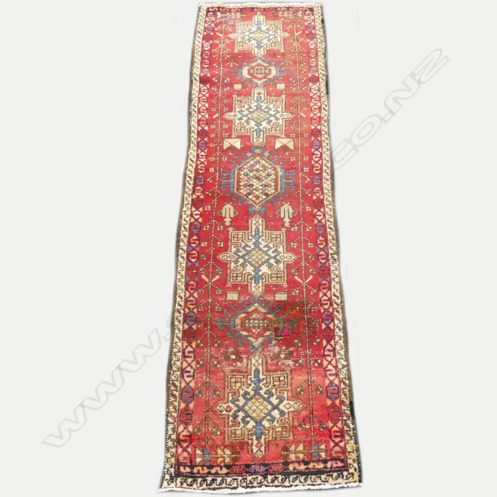 An old Persian Qarajeh hand knotted runner Image 1++