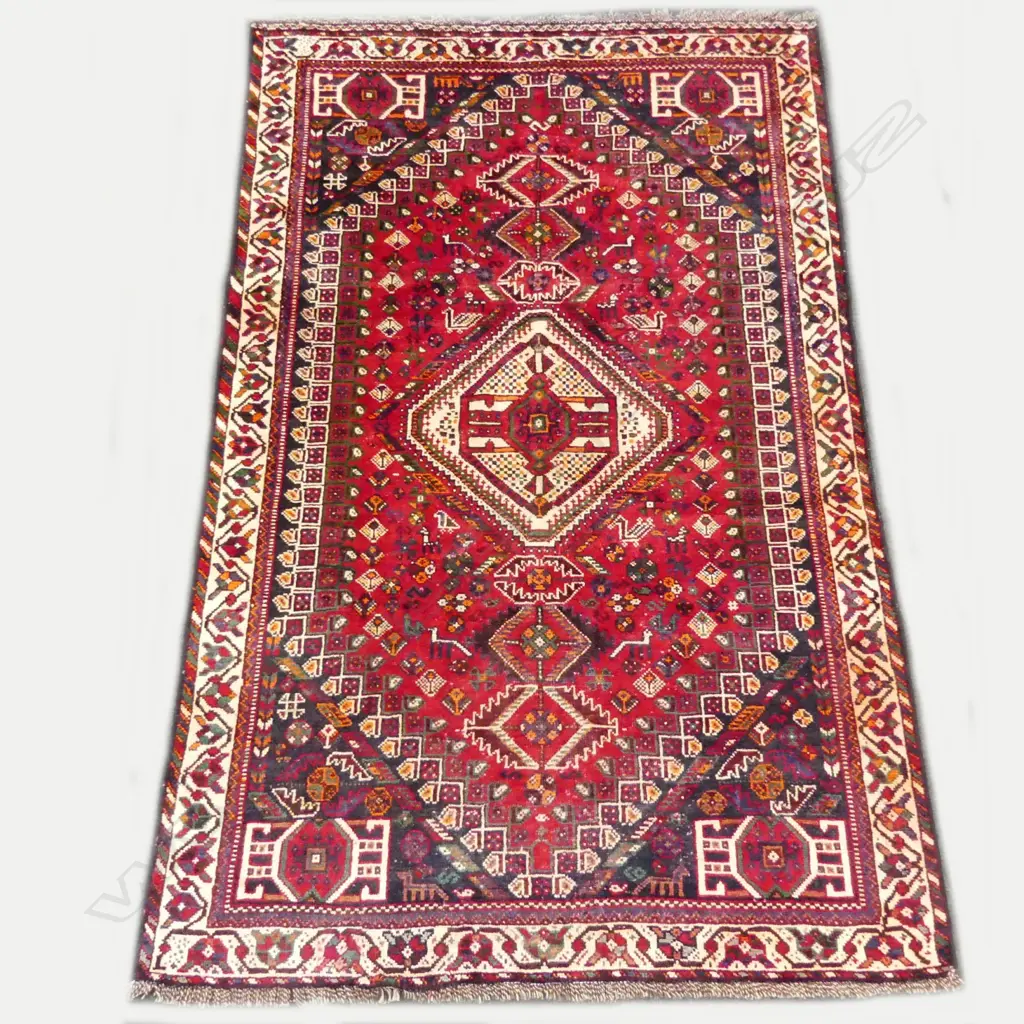 An Iranian Shiraz hand knotted carpet Image 1++