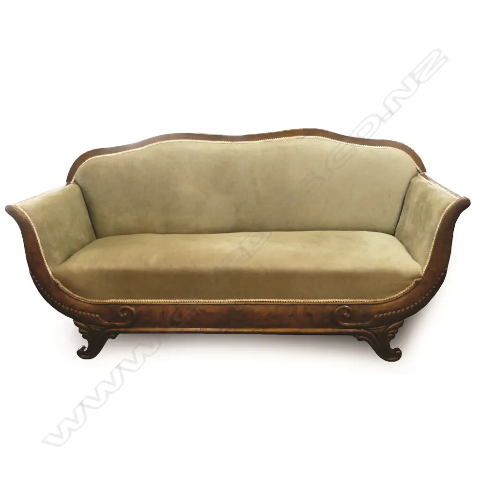 A 19thC Biedermeier sofa Image 1++