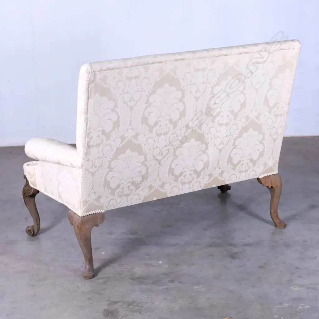 A Georgian style high back two seater Image 1++