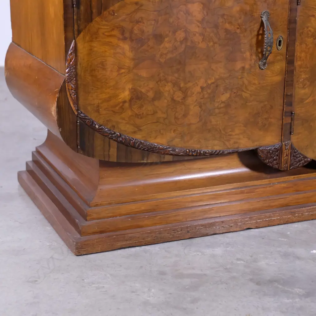An Art Deco walnut sideboard Image 1++